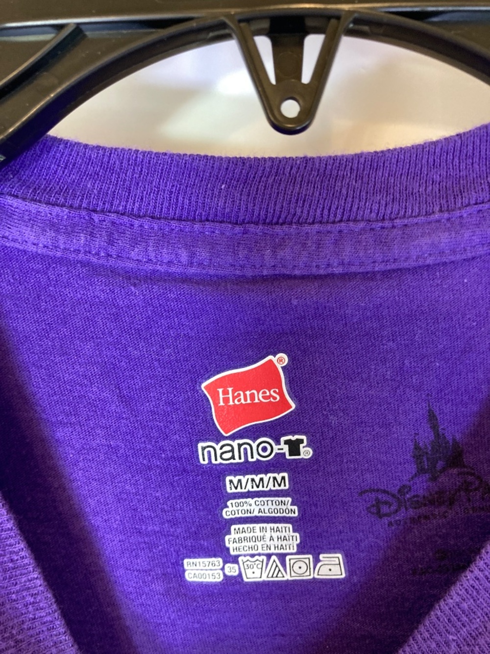 Disney Hocus Pocus Magic Kingdom Sz M Purple Short Sleeve Shirt 2015 MNSSHP - Picture 3 of 12